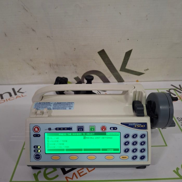 Smiths Medical Medfusion 3500 Syringe Infusion Pump