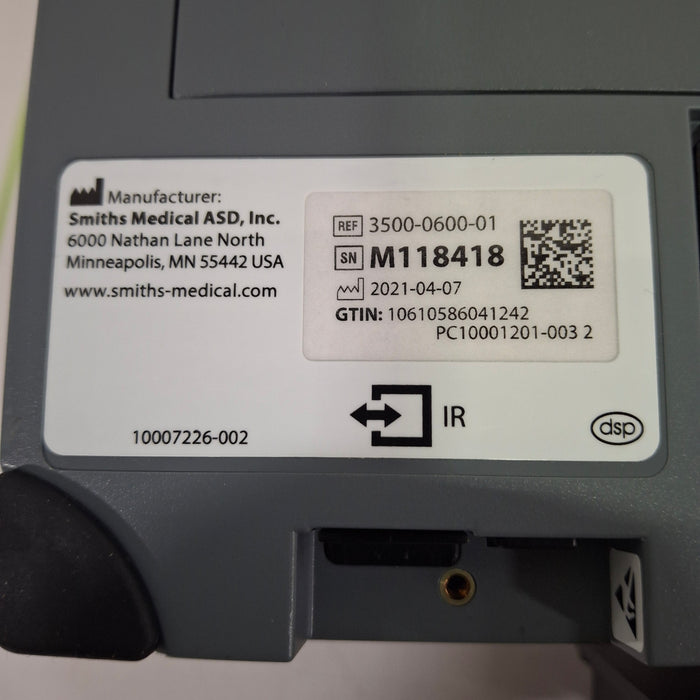 Smiths Medical Medfusion 3500 Syringe Infusion Pump