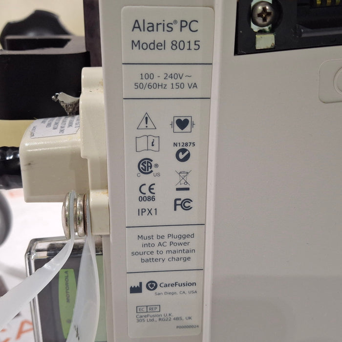 CareFusion Alaris 8015 Small Screen POC Infusion Pump
