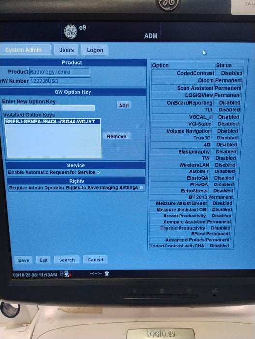 GE Healthcare Logiq E9 Ultrasound