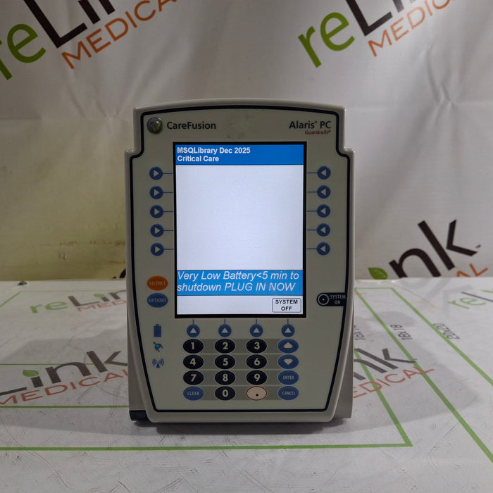 CareFusion Alaris 8015 Large Screen POC Infusion Pump