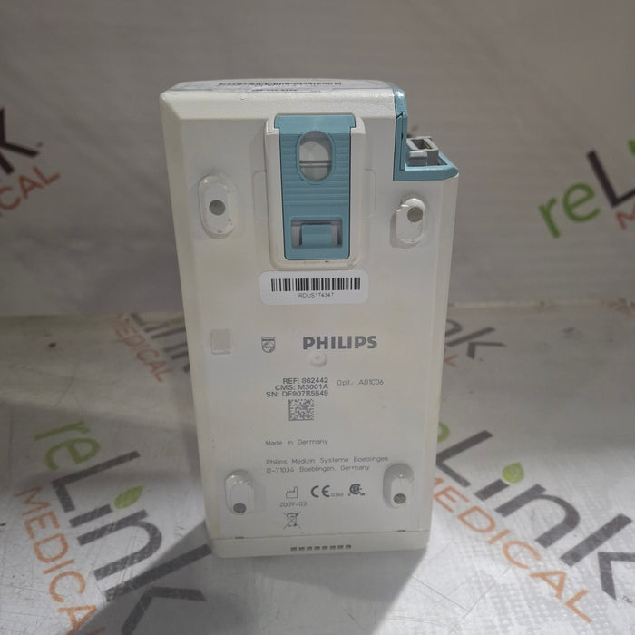 Philips M3001A-A01C06 Fast SpO2, NIBP, ECG, Temp, IBP MMS Module
