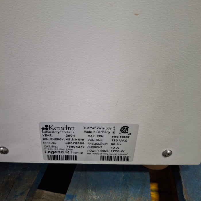 Thermo Electron Thermo Electron Sorvall Legend RT Benchtop Centrifuge Centrifuges reLink Online