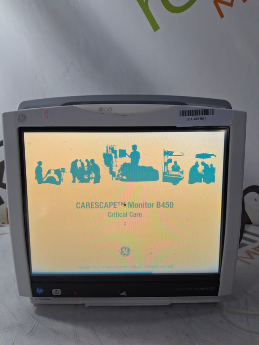 GE Healthcare GE Healthcare Carescape B450 Critical Care Patient Monitor Patient Monitors reLink Online