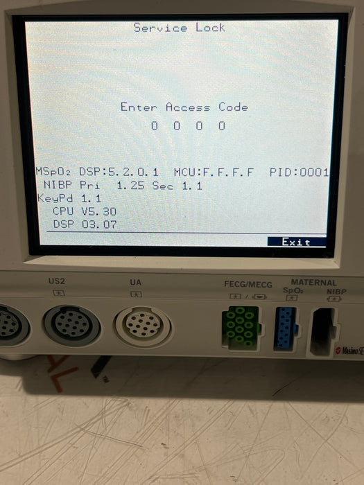 GE Healthcare Corometrics 250cx Series Model 259cx Fetal Monitor