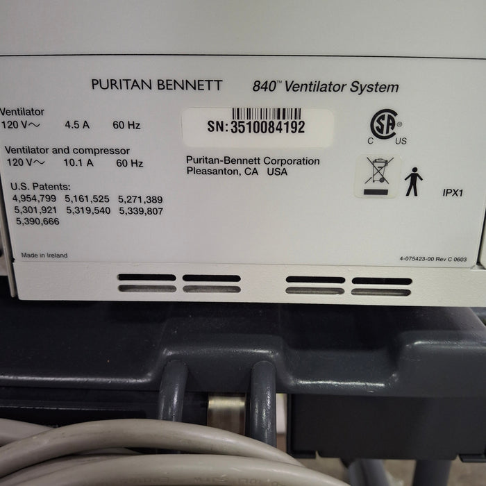 Puritan Bennett Puritan Bennett 840 Ventilator without Compressor Respiratory reLink Online