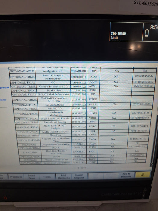 GE Healthcare Carescape B450 Patient Monitor