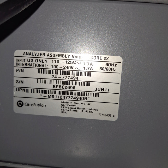 CareFusion 24-777494 Vmax Encore 22 Analyzer Assembly