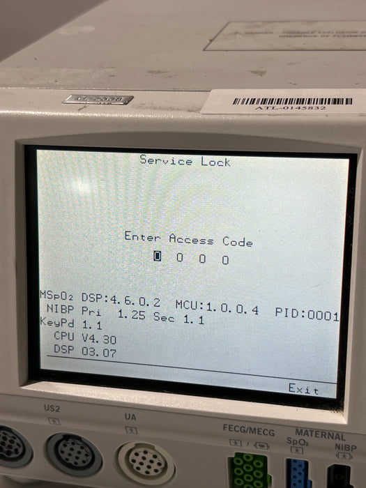 GE Healthcare Corometrics 250cx Series Model 259cx-c Fetal Monitor