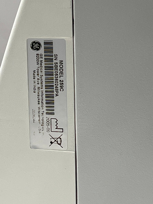 GE Healthcare GE Healthcare Corometrics 250cx Series Model 259cx-c Fetal Monitor Patient Monitors reLink Online