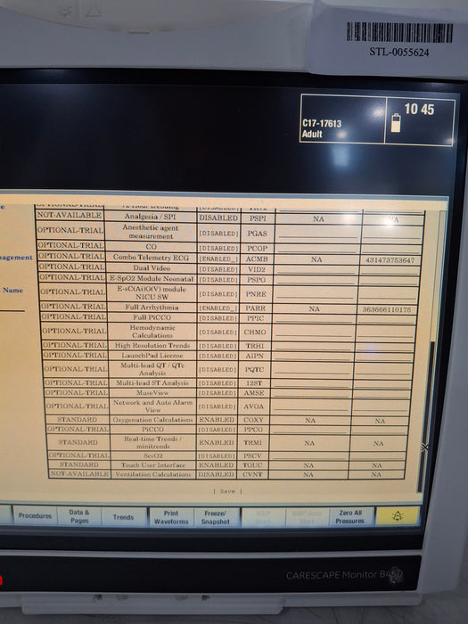 GE Healthcare GE Healthcare Carescape B450 Critical Care Patient Monitor Patient Monitors reLink Online