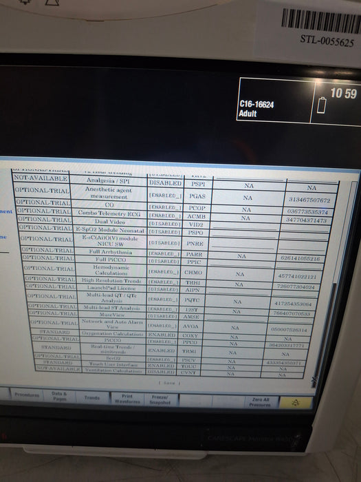 GE Healthcare Carescape B450 Critical Care Patient Monitor