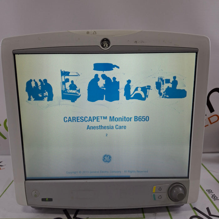 GE Healthcare Carescape B650 Anesthesia Care Patient Monitor