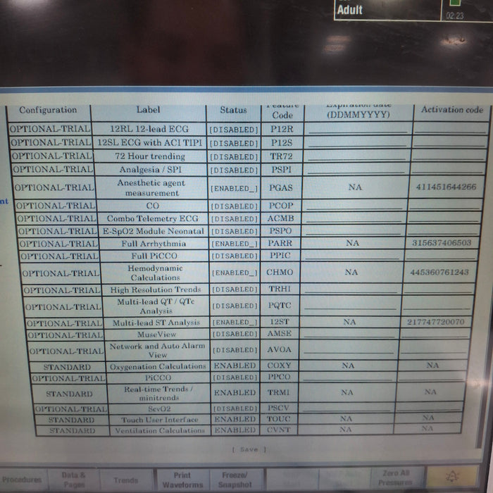 GE Healthcare Carescape B650 Anesthesia Care Patient Monitor