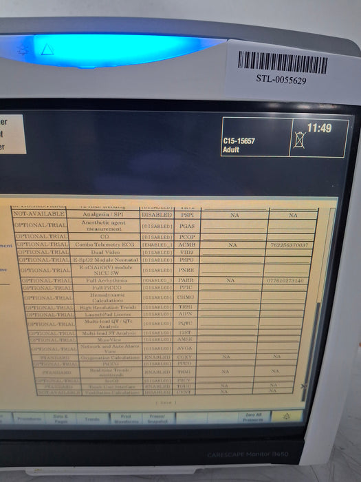 GE Healthcare GE Healthcare Carescape B450 Critical Care Patient Monitor Patient Monitors reLink Online