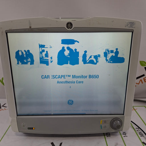 GE Healthcare GE Healthcare Carescape B650 Anesthesia Care Patient Monitor Patient Monitors reLink Online
