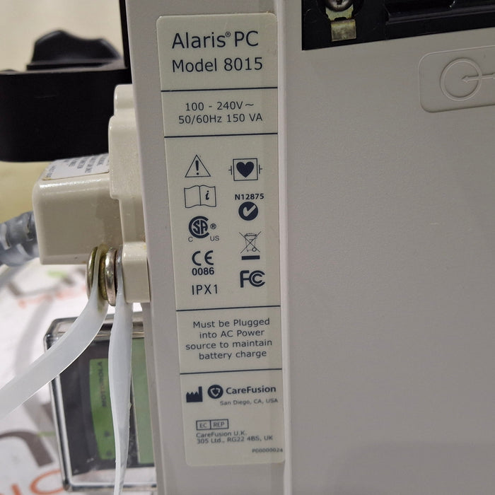 CareFusion Alaris 8015 Large Screen POC Infusion Pump