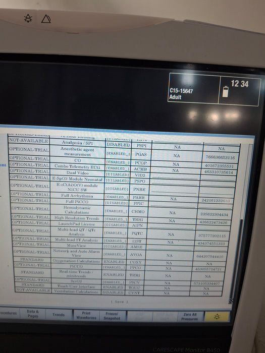 GE Healthcare GE Healthcare Carescape B450 Critical Care Patient Monitor Patient Monitors reLink Online