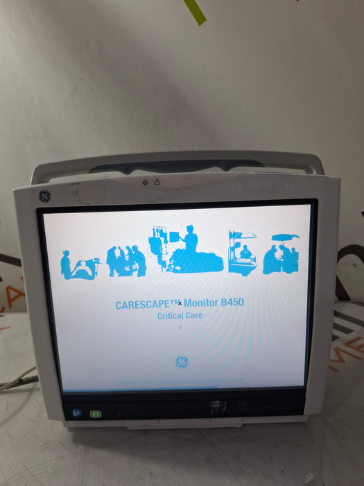 GE Healthcare Carescape B450 Critical Care Patient Monitor