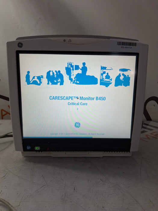 GE Healthcare Carescape B450 Critical Care Patient Monitor