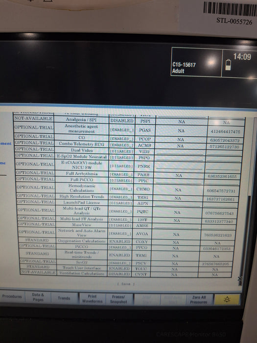 GE Healthcare Carescape B450 Critical Care Patient Monitor