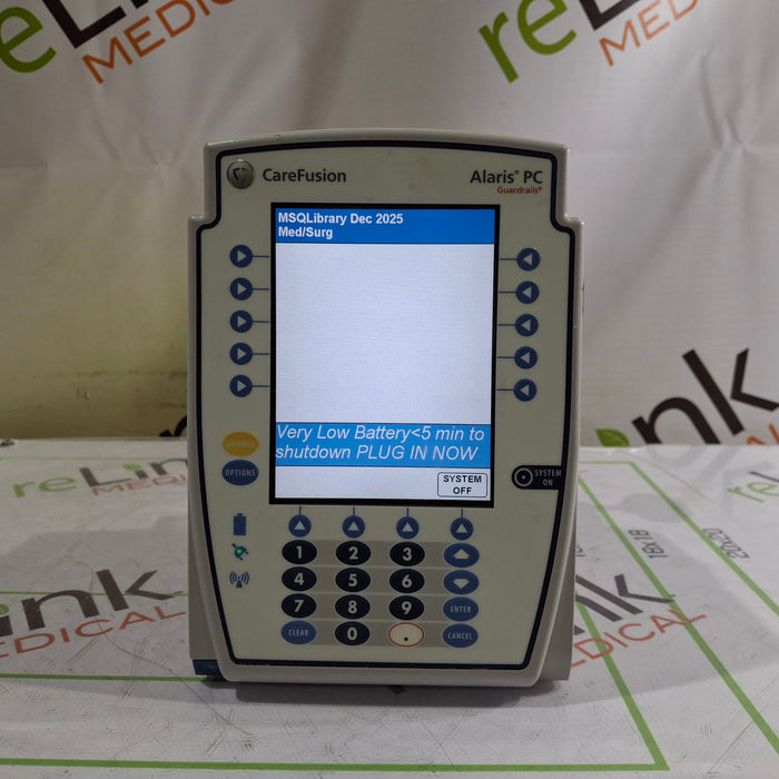 CareFusion Alaris 8015 Large Screen POC Infusion Pump
