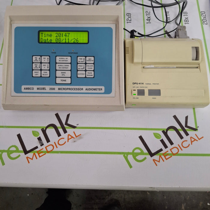 Ambco Model 2500 Microprocessor Audiometer