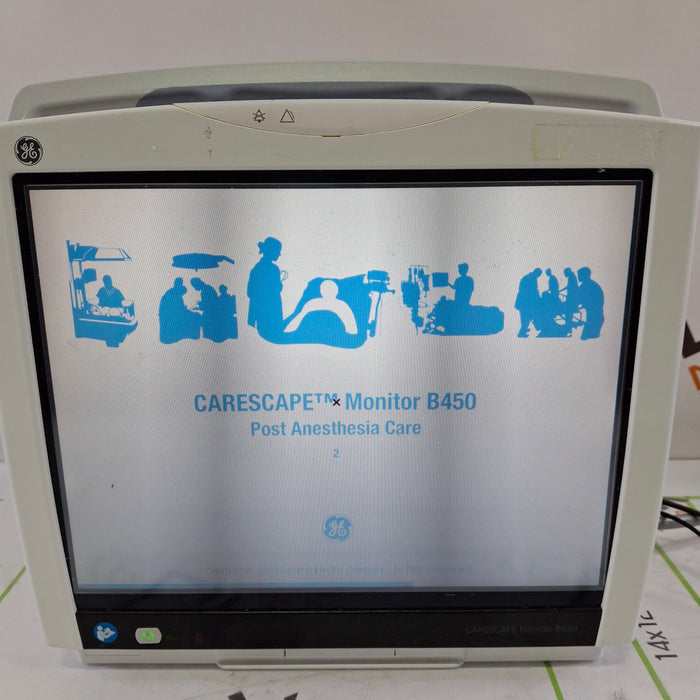 GE Healthcare Carescape B450 Post Anesthesia Care Patient Monitor