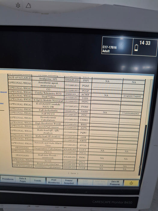 GE Healthcare GE Healthcare Carescape B450 Critical Care Patient Monitor Patient Monitors reLink Online