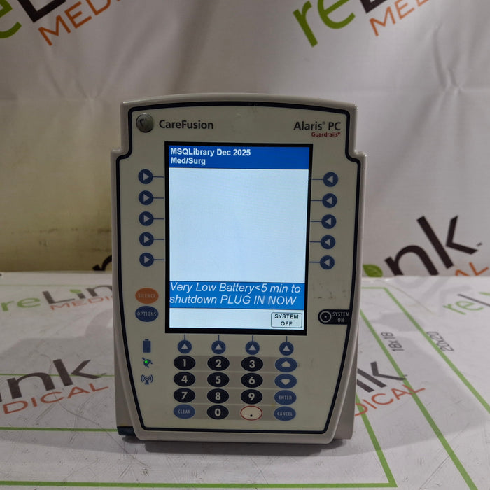 CareFusion Alaris 8015 Large Screen POC Infusion Pump