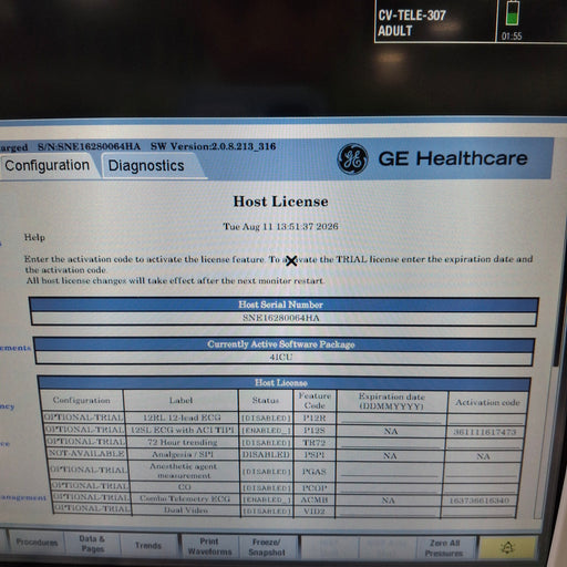 GE Healthcare GE Healthcare Carescape B450 Critical Care Patient Monitor Patient Monitors reLink Online