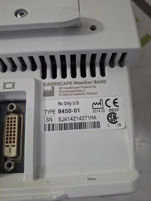 GE Healthcare Carescape B450 Patient Monitor