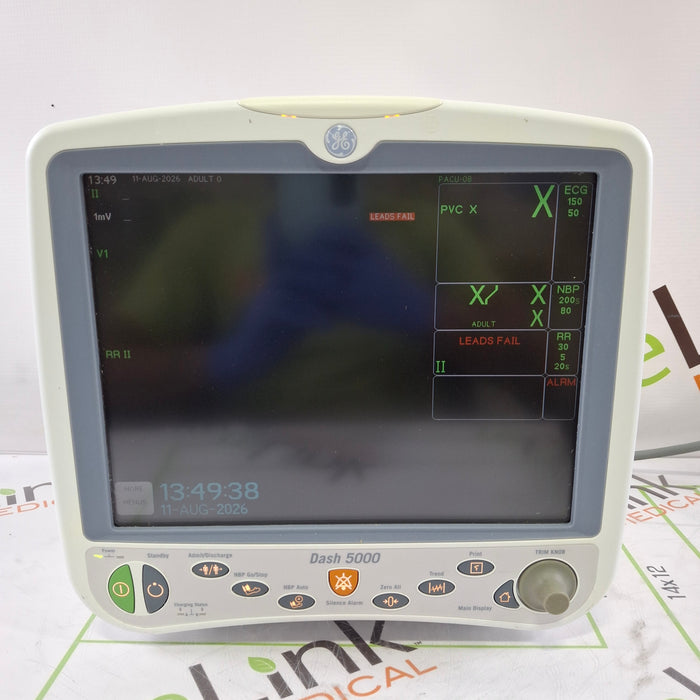GE Healthcare Dash 5000 - GE/Nellcor SpO2 Patient Monitor