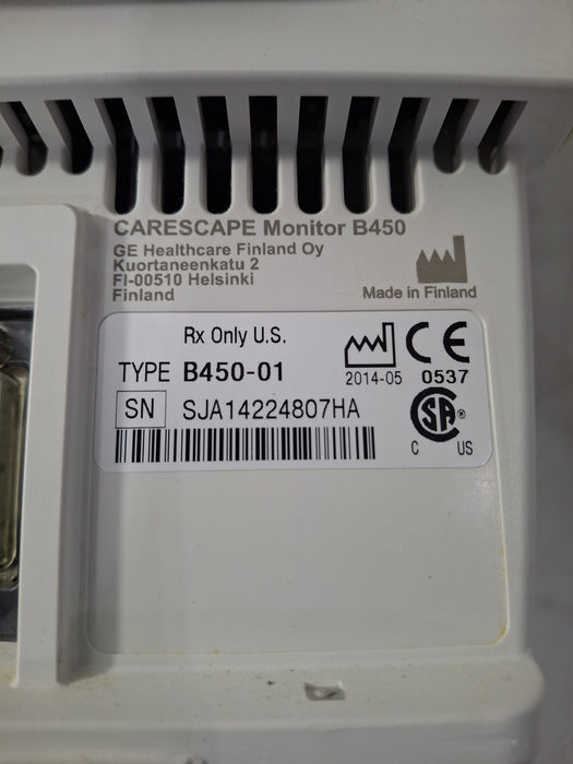 GE Healthcare GE Healthcare Carescape B450 Critical Care Patient Monitor Patient Monitors reLink Online