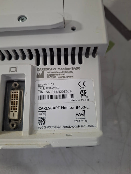 GE Healthcare GE Healthcare Carescape B450 Critical Care Patient Monitor Patient Monitors reLink Online