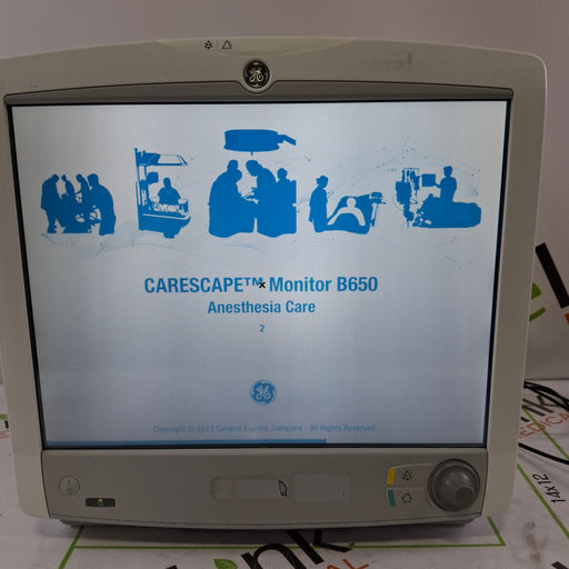 GE Healthcare GE Healthcare Carescape B650 Anesthesia Care Patient Monitor Patient Monitors reLink Online