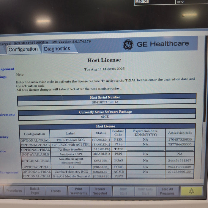 GE Healthcare GE Healthcare Carescape B650 Critical Care Patient Monitor Patient Monitors reLink Online