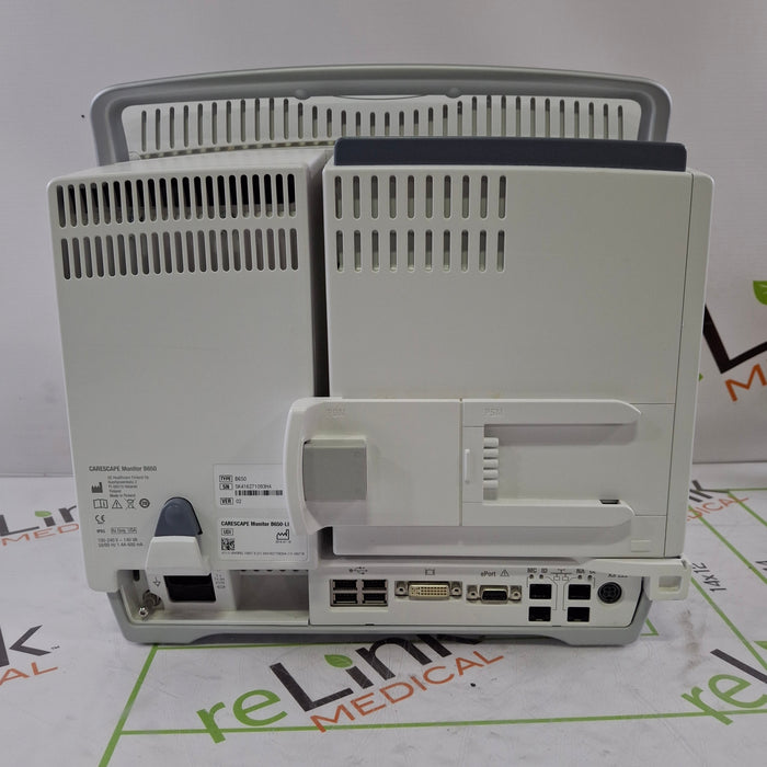 GE Healthcare GE Healthcare Carescape B650 Critical Care Patient Monitor Patient Monitors reLink Online