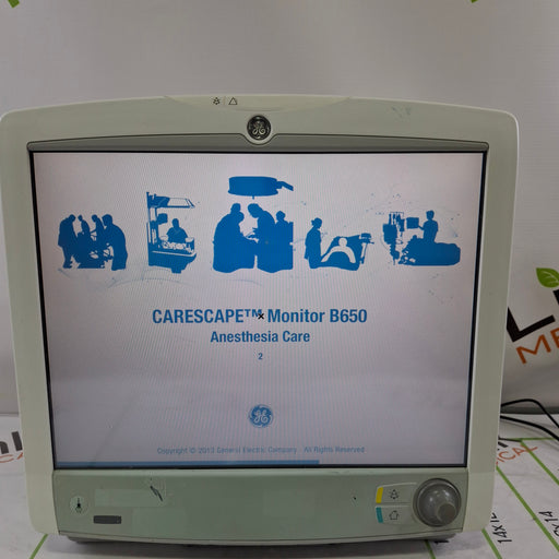 GE Healthcare GE Healthcare Carescape B650 Anesthesia Care Patient Monitor Patient Monitors reLink Online