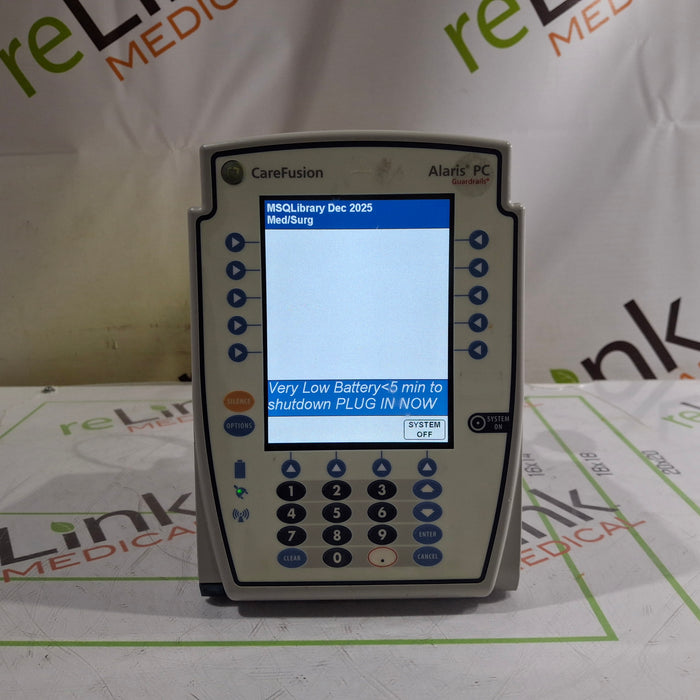 CareFusion Alaris 8015 Large Screen POC Infusion Pump