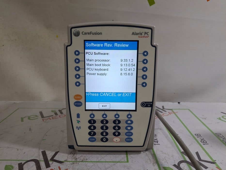 CareFusion Alaris 8015 Large Screen POC Infusion Pump