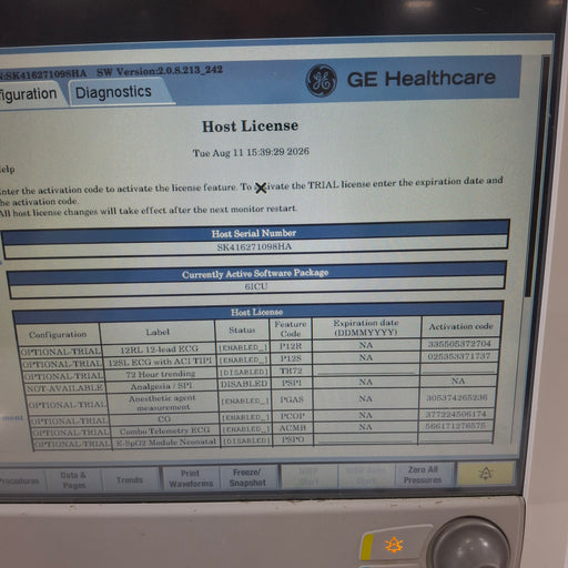 GE Healthcare GE Healthcare Carescape B650 Critical Care Patient Monitor Patient Monitors reLink Online