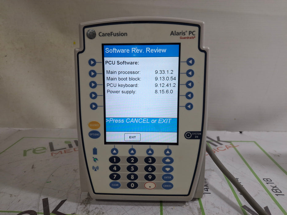 CareFusion Alaris 8015 Large Screen POC Infusion Pump