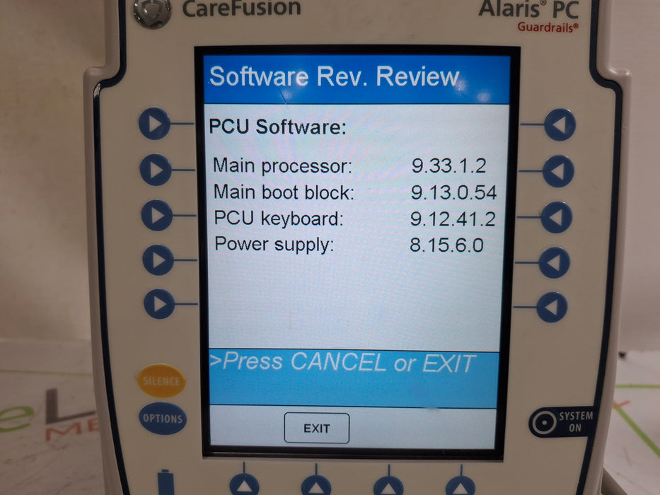 CareFusion Alaris 8015 Large Screen POC Infusion Pump