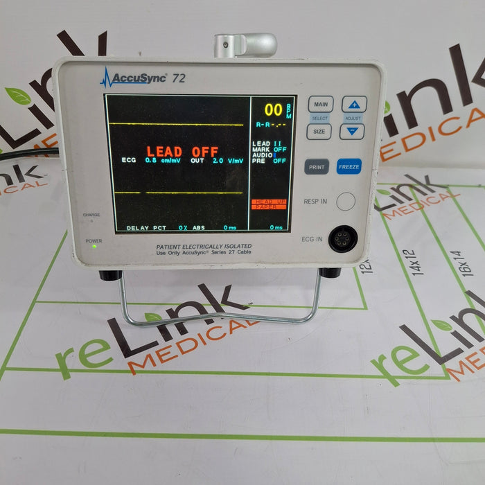 Accusync Medical Research Corp 72 ECG Trigger Monitor