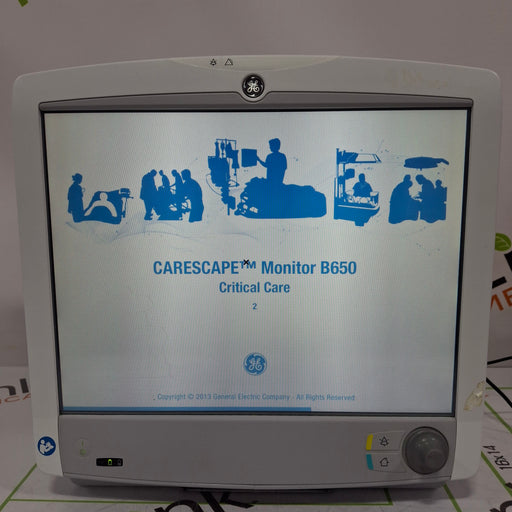 GE Healthcare GE Healthcare Carescape B650 Critical Care Patient Monitor Patient Monitors reLink Online