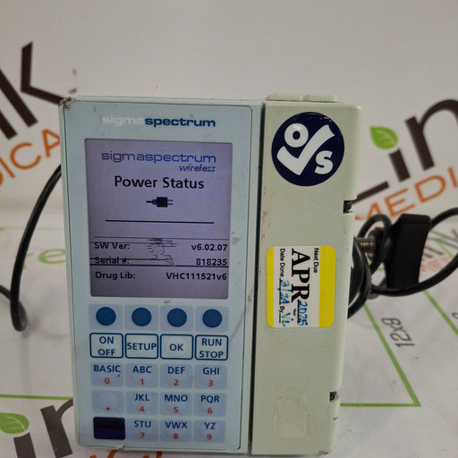 Baxter Baxter Sigma Spectrum 6.02.07 without Battery Infusion Pump Infusion Pump reLink Online