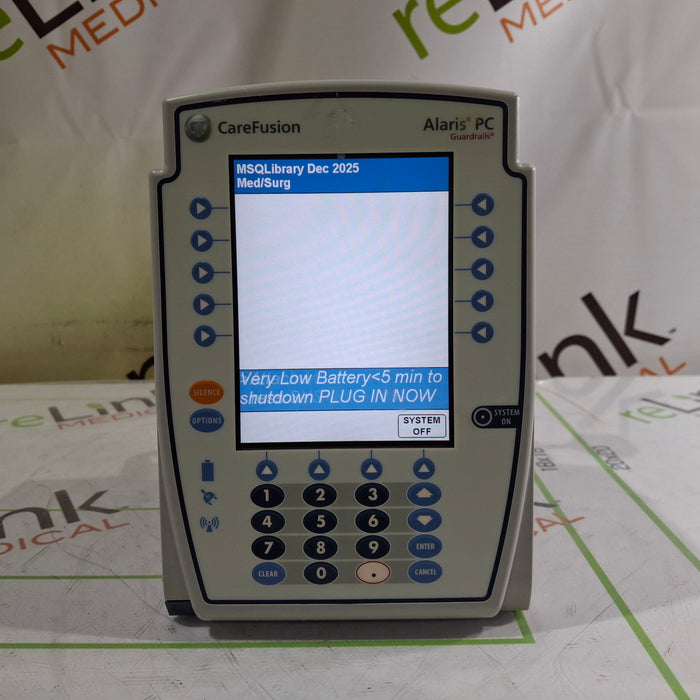CareFusion Alaris 8015 Large Screen POC Infusion Pump