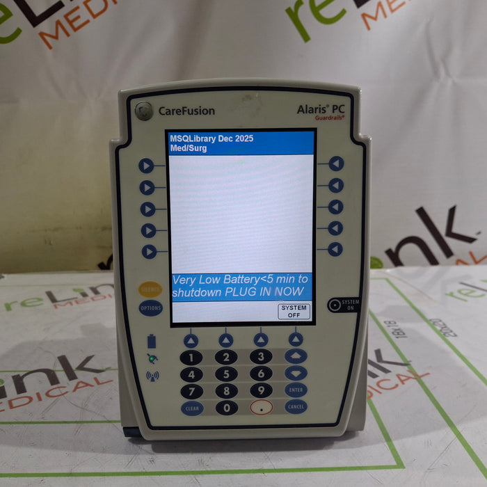 CareFusion Alaris 8015 Large Screen POC Infusion Pump