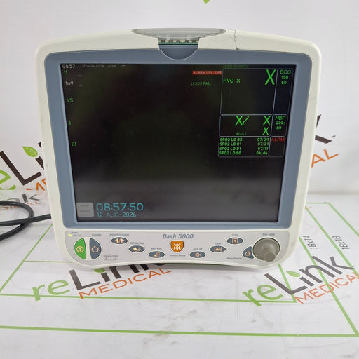 GE Healthcare GE Healthcare Dash 5000 - Masimo SpO2 Patient Monitor Patient Monitors reLink Online
